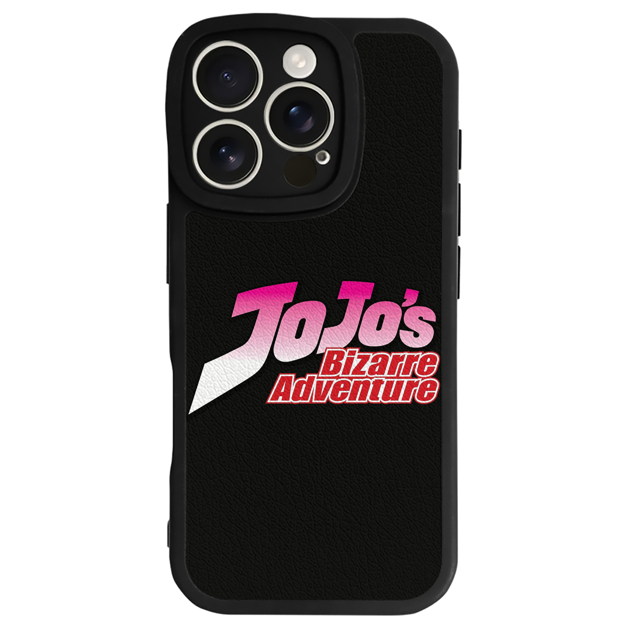 （画像用） ジョジョの奇妙な冒険 JoJo's Bizarre Adventure 【iPhone 16シリーズ対応】シリコンスマホケース（レザー調） 材質：シリコン